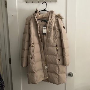 Ralph Lauren Hooded Faux Fur Puffer Coat